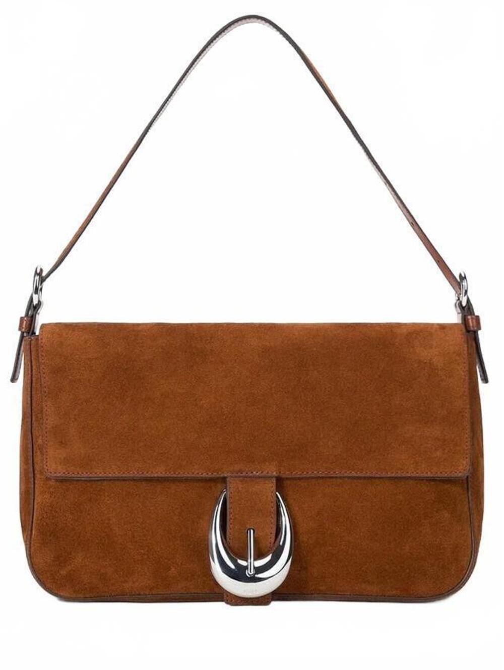 STAUD Harlow Medium Bag Tabac Suede - Picture 9 of 9